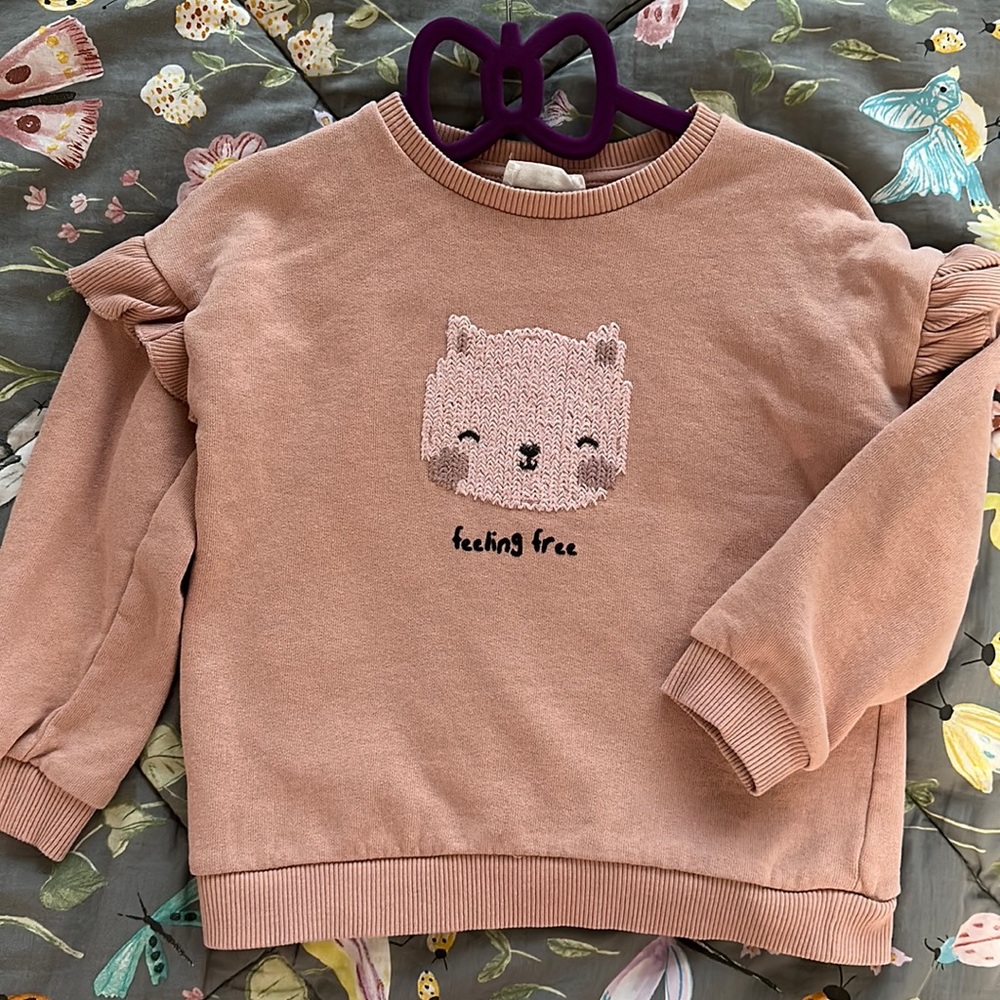 Mango Girl Blush Pink Sweatshirt